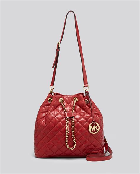 michael kors susannah quilted bucket bag|MICHAEL Michael Kors Susannah Quilted Drawstring Bucket .